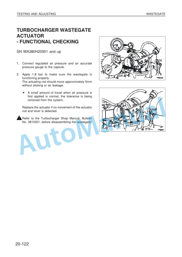 Komatsu WA380-3 Wheel Loader Shop Manual VEBM460104 3 Komatsu WA380-3 Wheel Loader Shop Manual VEBM460104 - Image 3