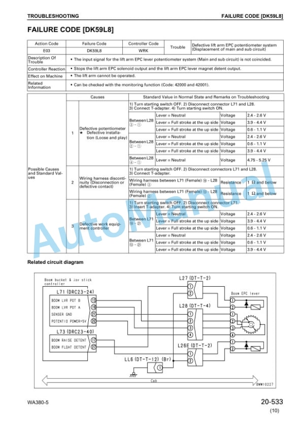 Komatsu WA380-5 Wheel Loader Shop Manual SEBM024711 4 Komatsu WA380-5 Wheel Loader Shop Manual SEBM024711 - Image 4