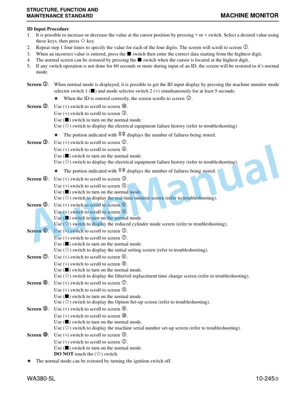 Komatsu WA380-5L Wheel Loader Shop Manual CEBM009703 2 Komatsu WA380-5L Wheel Loader Shop Manual CEBM009703 - Image 2