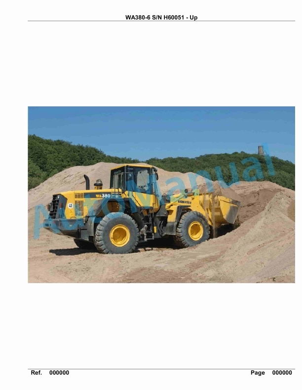 Komatsu WA380-6 Parts Manual H60051-up 1 Komatsu WA380-6 Parts Manual H60051-up