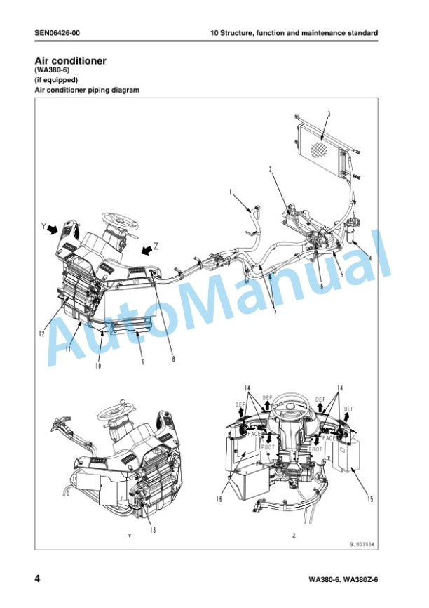 Komatsu WA380-6, WA380Z-6 Wheel Loader Shop Manual SEN06411-02 2 Komatsu WA380-6, WA380Z-6 Wheel Loader Shop Manual SEN06411-02 - Image 2