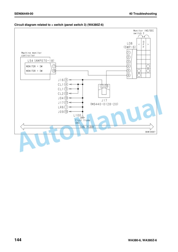 Komatsu WA380-6, WA380Z-6 Wheel Loader Shop Manual SEN06411-05 5 Komatsu WA380-6, WA380Z-6 Wheel Loader Shop Manual SEN06411-05 - Image 5