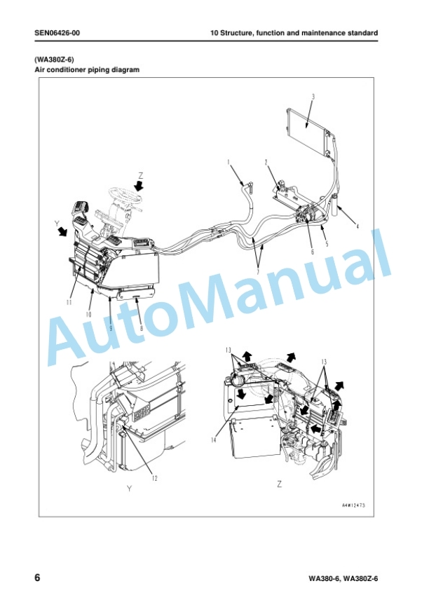 Komatsu WA380-6, WA380Z-6 Wheel Loader Shop Manual SEN06411-06 2 Komatsu WA380-6, WA380Z-6 Wheel Loader Shop Manual SEN06411-06 - Image 2