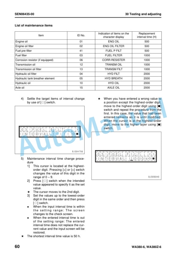 Komatsu WA380-6, WA380Z-6 Wheel Loader Shop Manual SEN06411-06 3 Komatsu WA380-6, WA380Z-6 Wheel Loader Shop Manual SEN06411-06 - Image 3