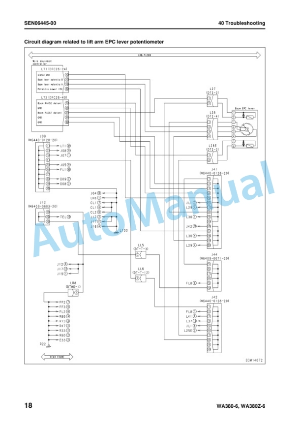 Komatsu WA380-6, WA380Z-6 Wheel Loader Shop Manual SEN06411-11 4 Komatsu WA380-6, WA380Z-6 Wheel Loader Shop Manual SEN06411-11 - Image 4