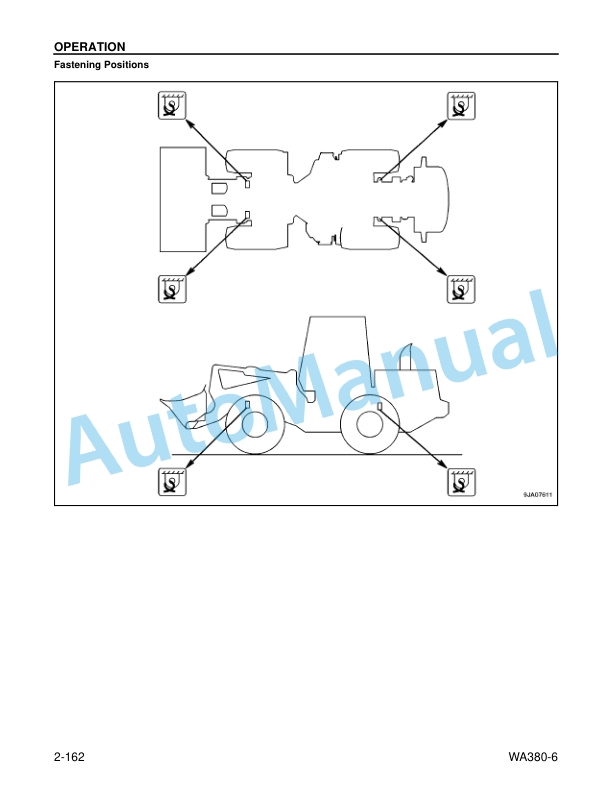 Komatsu WA380-6 Wheel Loader Operation and Maintenance Manual CEAM017205 4 Komatsu WA380-6 Wheel Loader Operation and Maintenance Manual CEAM017205 - Image 4