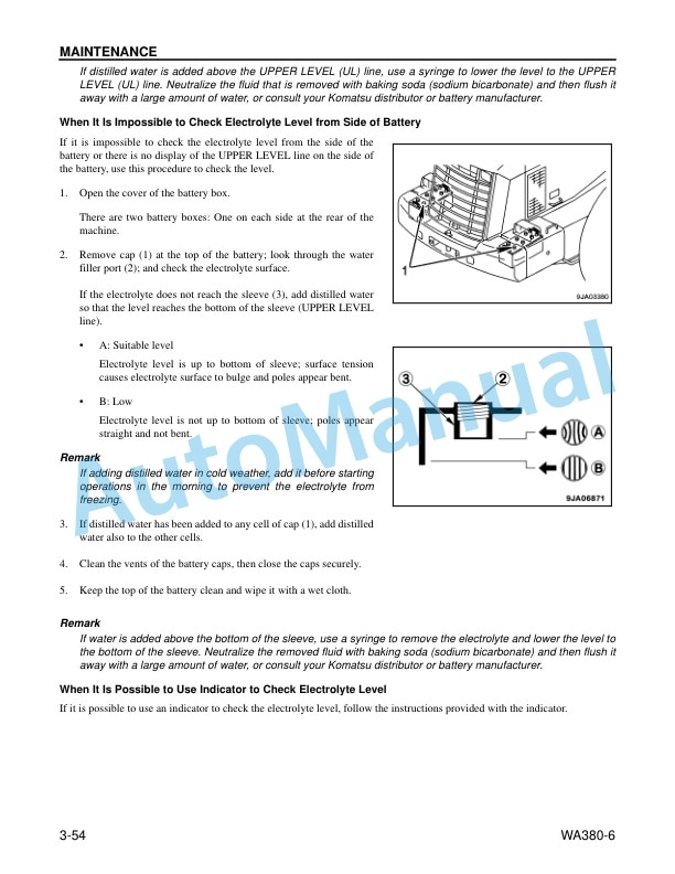 Komatsu WA380-6 Wheel Loader Operation and Maintenance Manual CEAM017205 5 Komatsu WA380-6 Wheel Loader Operation and Maintenance Manual CEAM017205 - Image 5