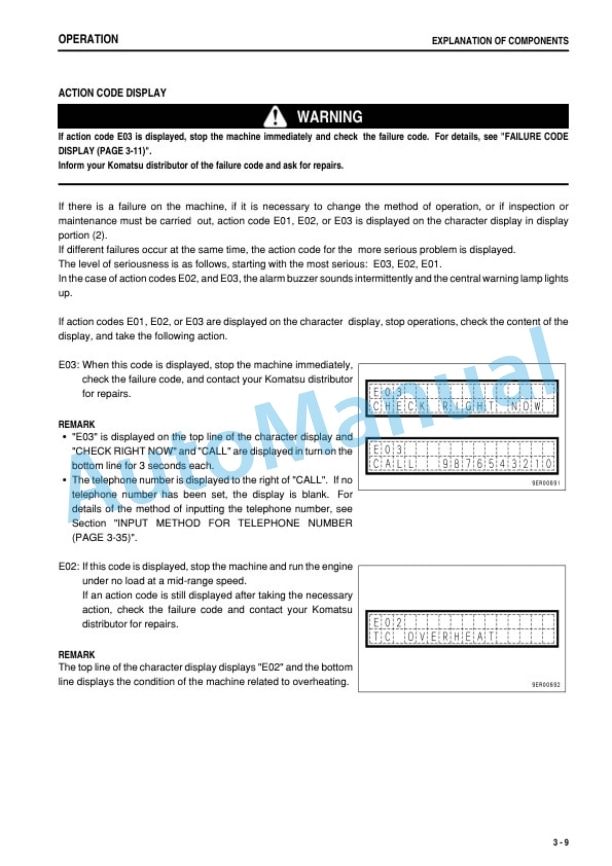 Alternative view of Komatsu WA380-6 Wheel Loader Operation and Maintenance Manual PEN00117-05