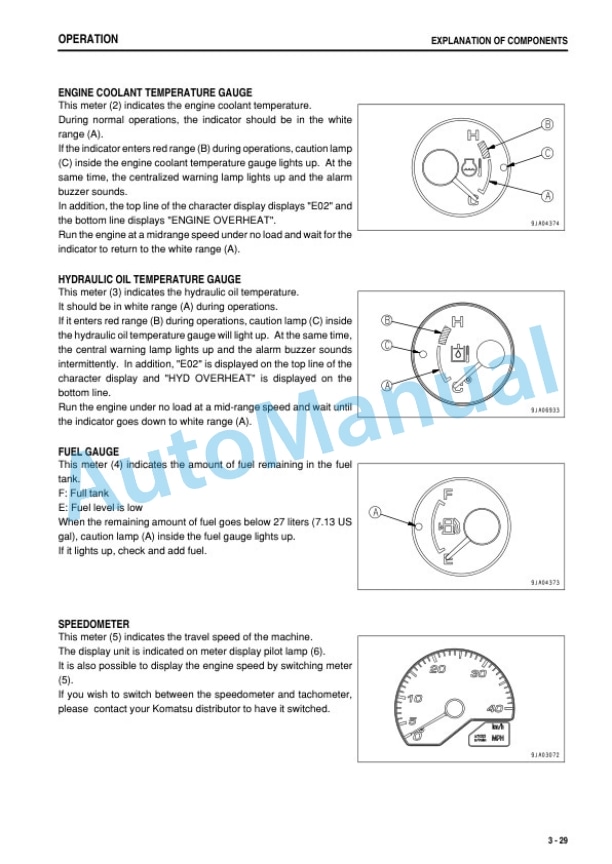 Alternative view of Komatsu WA380-6 Wheel Loader Operation and Maintenance Manual TEN00494-06
