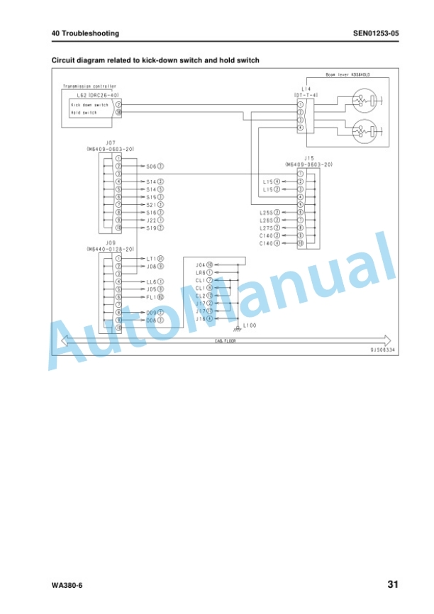 Komatsu WA380-6 Wheel Loader Shop Manual VEBM440102 4 Komatsu WA380-6 Wheel Loader Shop Manual VEBM440102 - Image 4