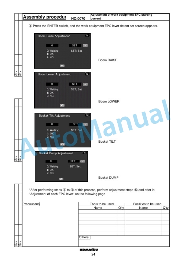 Komatsu WA380-7 Wheel Loader Field Assembly Instruction GEN00114-00 4 Komatsu WA380-7 Wheel Loader Field Assembly Instruction GEN00114-00 - Image 4