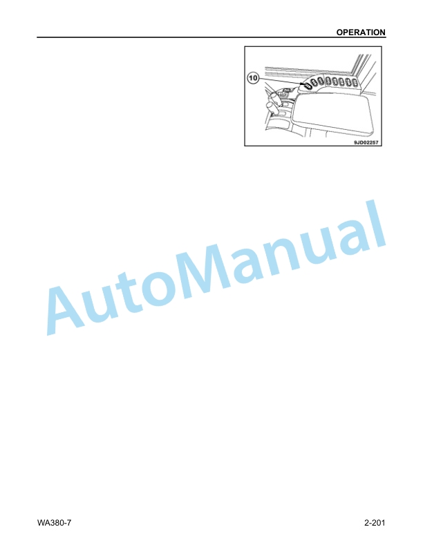 Komatsu WA380-7 Wheel Loader Operation and Maintenance Manual CEAM025803 4 Komatsu WA380-7 Wheel Loader Operation and Maintenance Manual CEAM025803 - Image 4