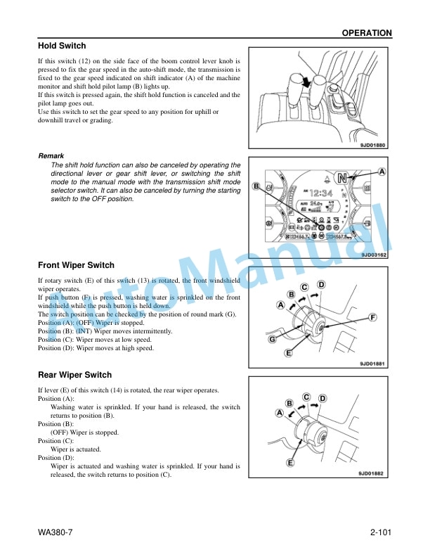 Komatsu WA380-7 Wheel Loader Operation and Maintenance Manual CEAM025805 3 Komatsu WA380-7 Wheel Loader Operation and Maintenance Manual CEAM025805 - Image 3