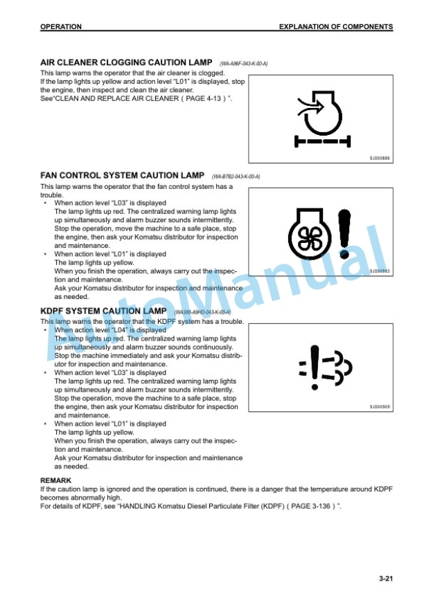 Komatsu WA380-7 Wheel Loader Operation and Maintenance Manual PEN00613-00 2 Komatsu WA380-7 Wheel Loader Operation and Maintenance Manual PEN00613-00 - Image 2