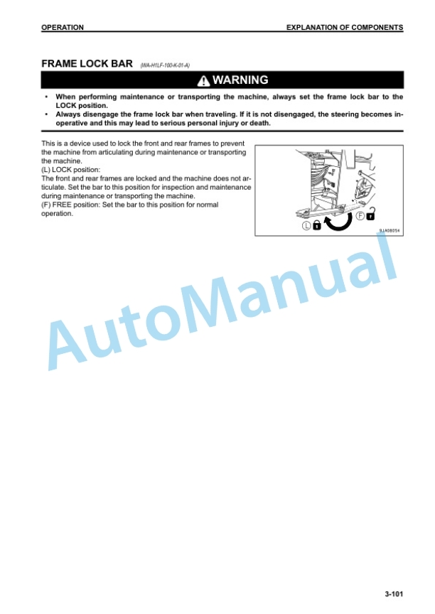 Komatsu WA380-7 Wheel Loader Operation and Maintenance Manual PEN00613-00 3 Komatsu WA380-7 Wheel Loader Operation and Maintenance Manual PEN00613-00 - Image 3