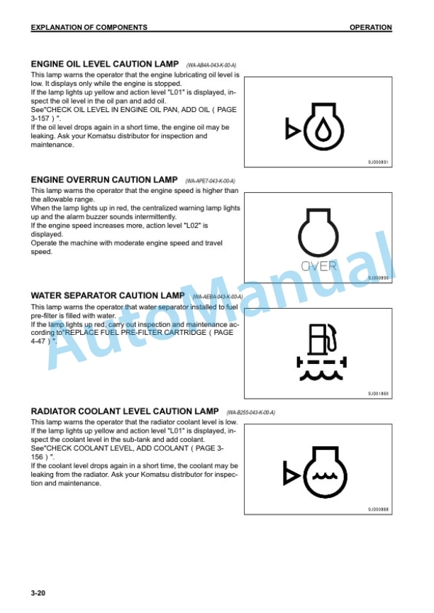Komatsu WA380-7 Wheel Loader Operation and Maintenance Manual PEN00887-02 2 Komatsu WA380-7 Wheel Loader Operation and Maintenance Manual PEN00887-02 - Image 2