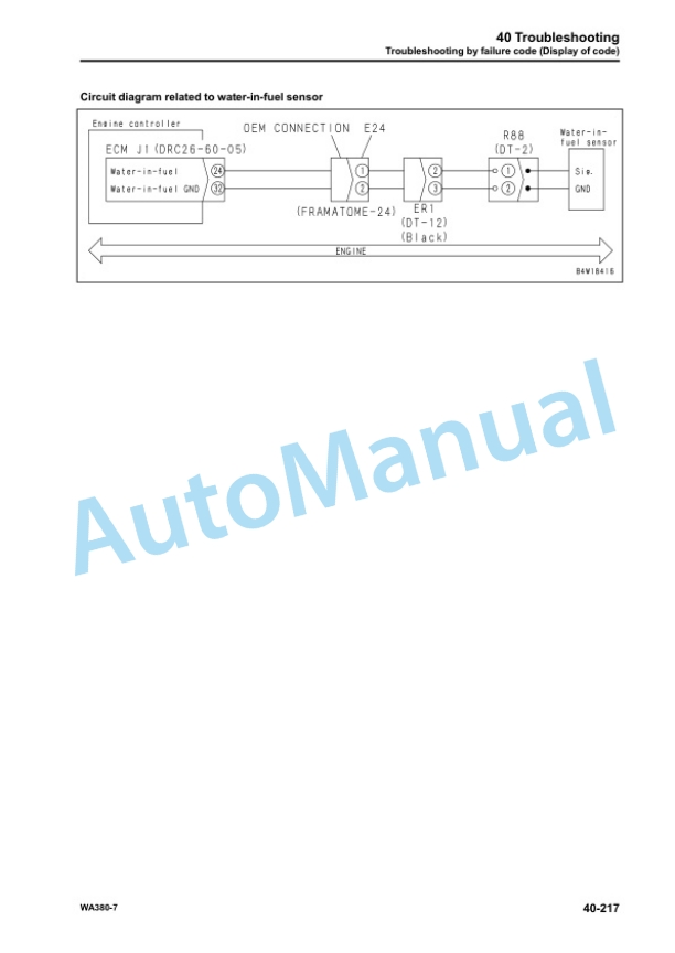 Komatsu WA380-7 Wheel Loader Shop Manual VENBM40500 3 Komatsu WA380-7 Wheel Loader Shop Manual VENBM40500 - Image 3