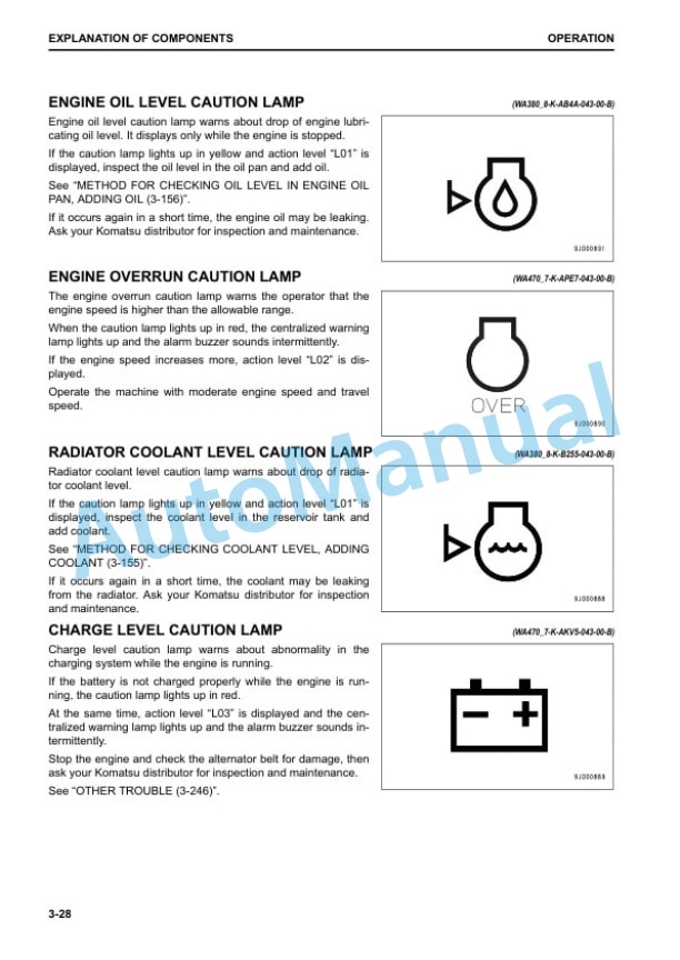 Komatsu WA380-8 Wheel Loader Operation and Maintenance Manual CEAM030201 2 Komatsu WA380-8 Wheel Loader Operation and Maintenance Manual CEAM030201 - Image 2
