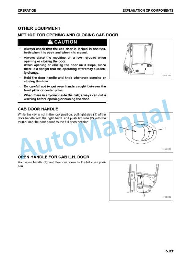 Komatsu WA380-8 Wheel Loader Operation and Maintenance Manual PEN01030-00 3 Komatsu WA380-8 Wheel Loader Operation and Maintenance Manual PEN01030-00 - Image 3