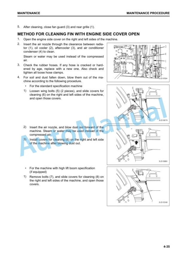 Komatsu WA380-8 Wheel Loader Operation and Maintenance Manual TEN00998-00 5 Komatsu WA380-8 Wheel Loader Operation and Maintenance Manual TEN00998-00 - Image 5