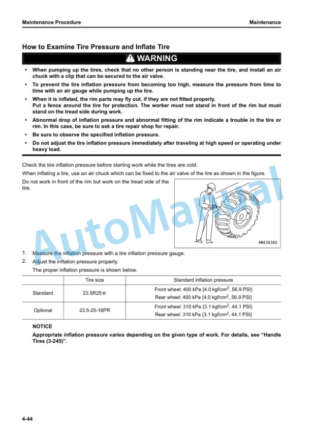Komatsu WA380-8 Wheel Loader Operation and Maintenance Manual TEN01152-00 5 Komatsu WA380-8 Wheel Loader Operation and Maintenance Manual TEN01152-00 - Image 5