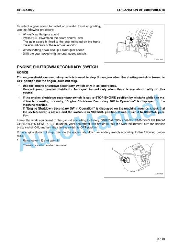 Komatsu WA380-8 Wheel Loader Operation and Maintenance Manual VENAM48500 3 Komatsu WA380-8 Wheel Loader Operation and Maintenance Manual VENAM48500 - Image 3