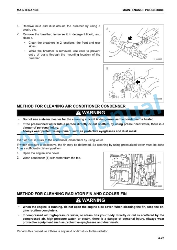 Komatsu WA380-8 Wheel Loader Operation and Maintenance Manual VENAM48500 5 Komatsu WA380-8 Wheel Loader Operation and Maintenance Manual VENAM48500 - Image 5