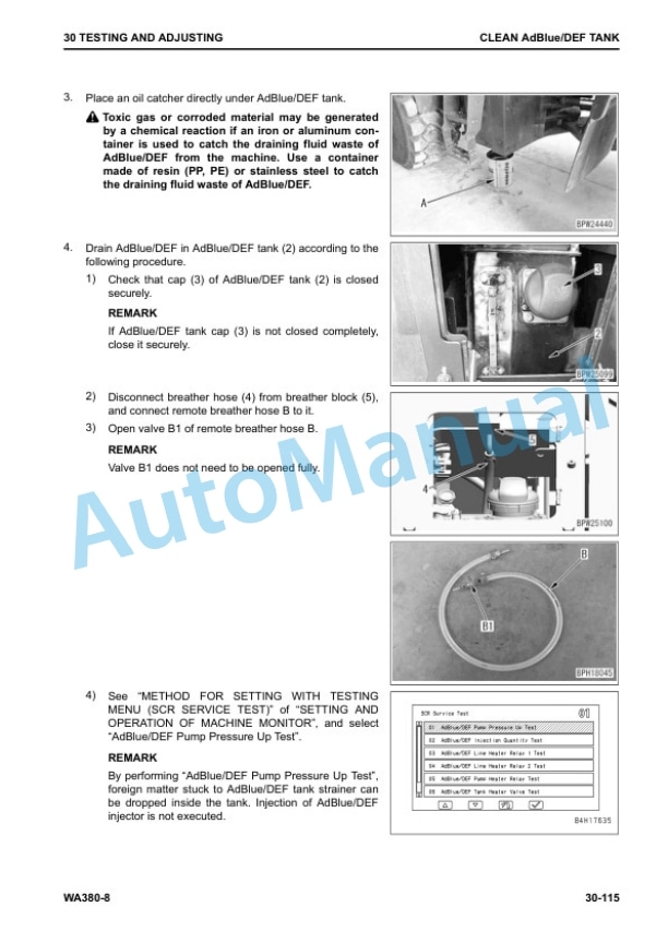 Komatsu WA380-8 Wheel Loader Shop Manual SEN06573-06 2 Komatsu WA380-8 Wheel Loader Shop Manual SEN06573-06 - Image 2