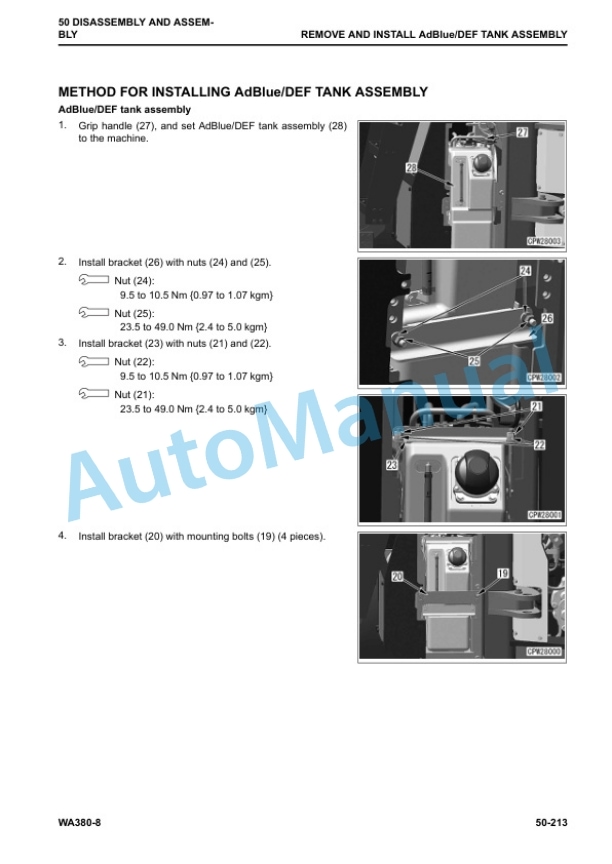 Komatsu WA380-8 Wheel Loader Shop Manual SEN06573-06 5 Komatsu WA380-8 Wheel Loader Shop Manual SEN06573-06 - Image 5