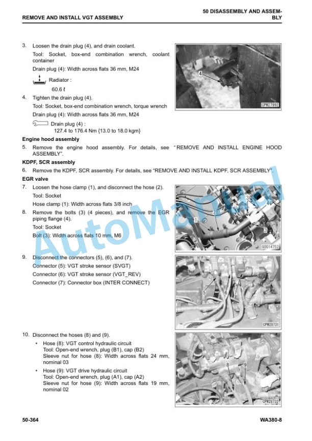Komatsu WA380-8 Wheel Loader Shop Manual SEN06573-09 5 Komatsu WA380-8 Wheel Loader Shop Manual SEN06573-09 - Image 5