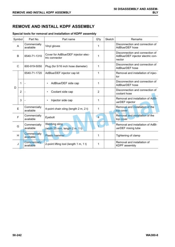Komatsu WA380-8 Wheel Loader Shop Manual SEN06573-14 5 Komatsu WA380-8 Wheel Loader Shop Manual SEN06573-14 - Image 5