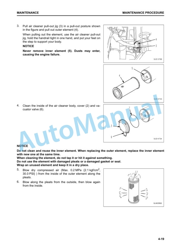 Komatsu WA380-8E0 Wheel Loader Operation and Maintenance Manual PEN01962-00 5 Komatsu WA380-8E0 Wheel Loader Operation and Maintenance Manual PEN01962-00 - Image 5