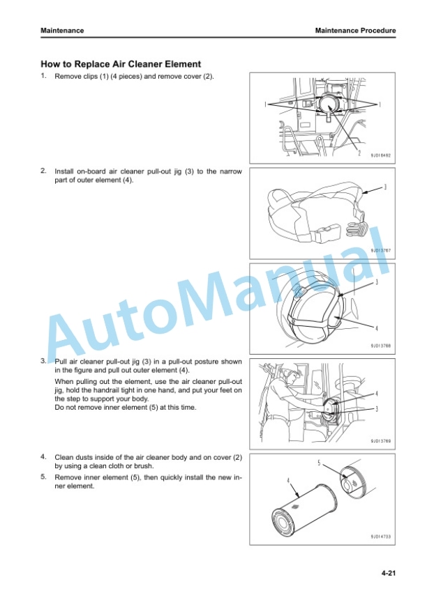 Komatsu WA380-8E0 Wheel Loader Operation and Maintenance Manual PEN02133-00 5 Komatsu WA380-8E0 Wheel Loader Operation and Maintenance Manual PEN02133-00 - Image 5