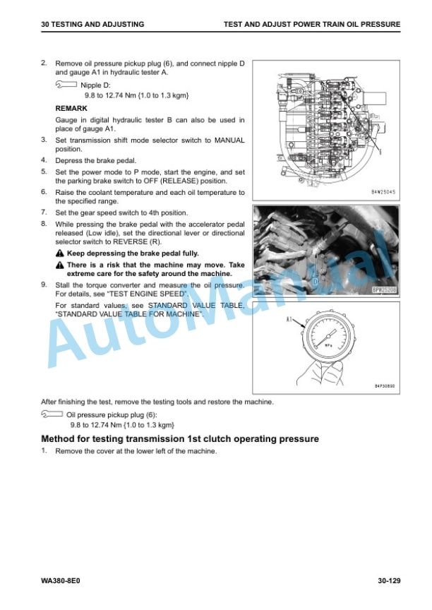 Komatsu WA380-8E0 Wheel Loader Shop Manual SEN06752-00 2 Komatsu WA380-8E0 Wheel Loader Shop Manual SEN06752-00 - Image 2