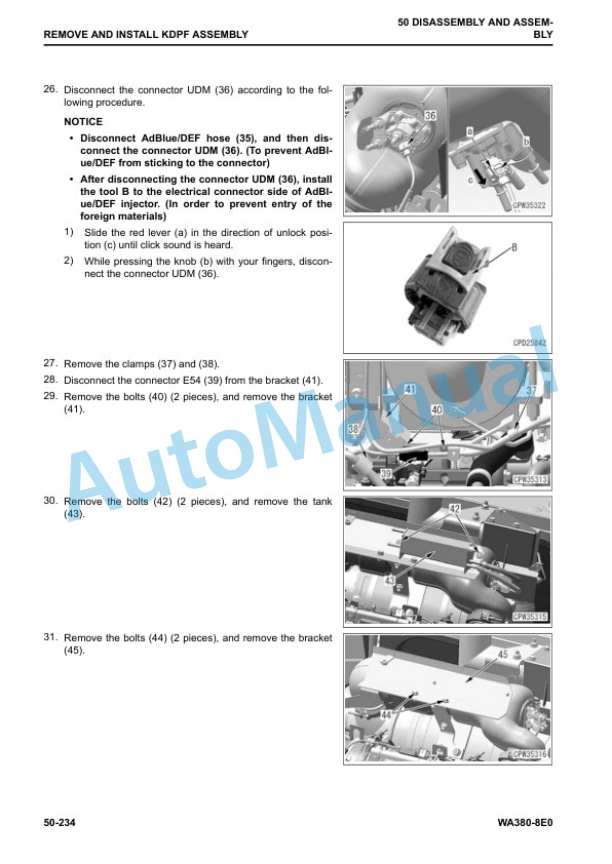 Komatsu WA380-8E0 Wheel Loader Shop Manual SEN06752-00 5 Komatsu WA380-8E0 Wheel Loader Shop Manual SEN06752-00 - Image 5