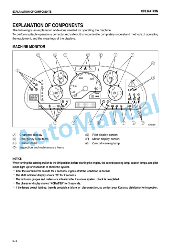 Komatsu WA380Z-6 Wheel Loader Operation and Maintenance Manual PEN00665-07 2 Komatsu WA380Z-6 Wheel Loader Operation and Maintenance Manual PEN00665-07 - Image 2