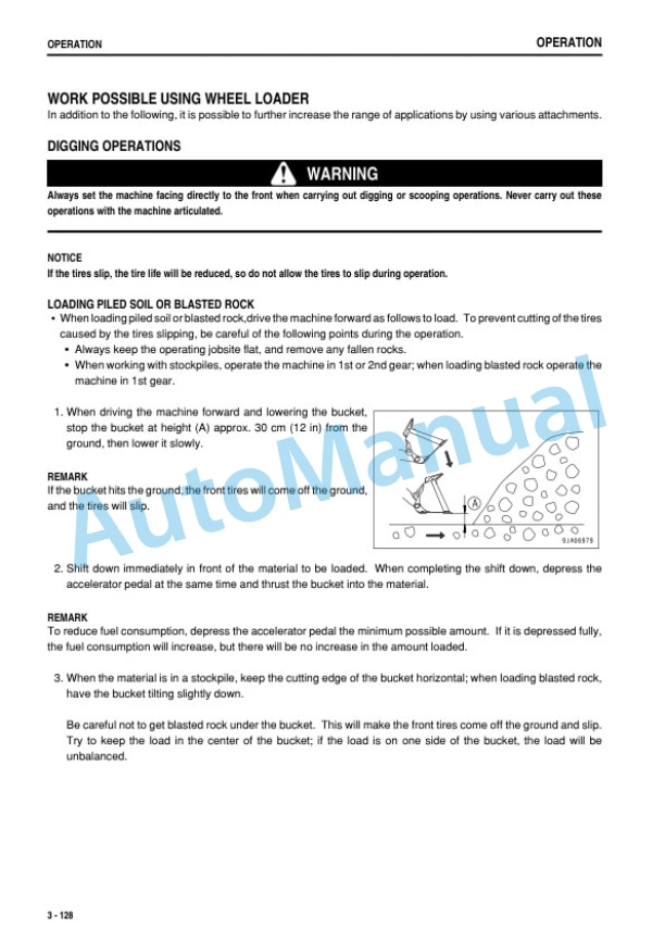 Komatsu WA380Z-6 Wheel Loader Operation and Maintenance Manual PEN00665-C6 4 Komatsu WA380Z-6 Wheel Loader Operation and Maintenance Manual PEN00665-C6 - Image 4
