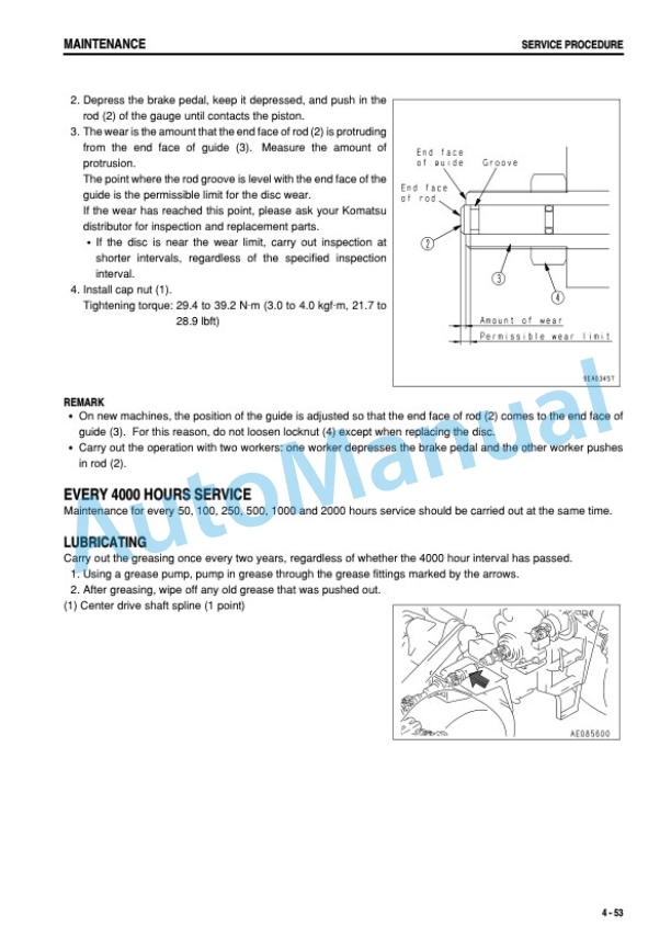 Komatsu WA400-5 Wheel Loader Operation and Maintenance Manual SEAM047401T 5 Komatsu WA400-5 Wheel Loader Operation and Maintenance Manual SEAM047401T - Image 5
