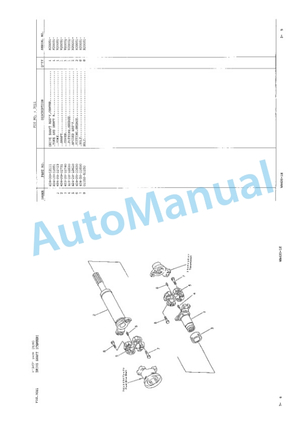 Komatsu WA420-1H Wheel Loader Parts Manual JEPB000701 3 Komatsu WA420-1H Wheel Loader Parts Manual JEPB000701-3
