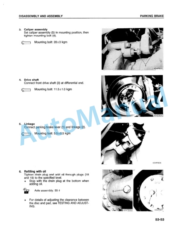 Komatsu WA420-1LC Wheel Loader Shop Manual CEBMW24020 4 Komatsu WA420-1LC Wheel Loader Shop Manual CEBMW24020 - Image 4
