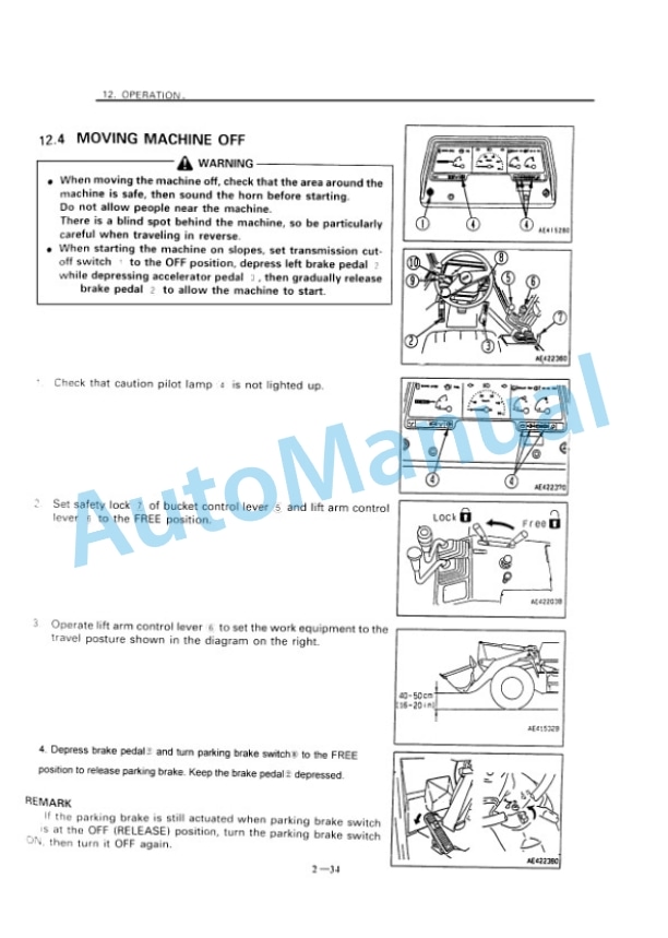 Komatsu WA420-3 Avance Wheel Loader Operation and Maintenance Manual OMEW4200M0 3 Komatsu WA420-3 Avance Wheel Loader Operation and Maintenance Manual OMEW4200M0 - Image 3