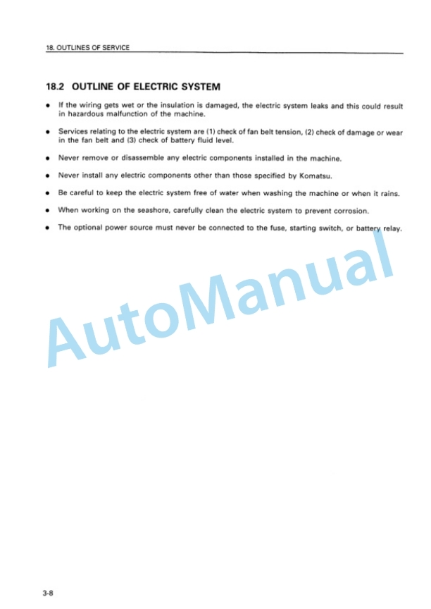 Komatsu WA420-3 Avance Wheel Loader Operation and Maintenance Manual PEN00263-00 4 Komatsu WA420-3 Avance Wheel Loader Operation and Maintenance Manual PEN00263-00 - Image 4
