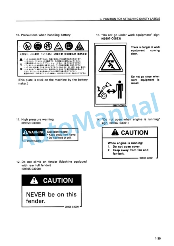 Komatsu WA420-3 Avance Wheel Loader Operation and Maintenance Manual SEAM006204 2 Komatsu WA420-3 Avance Wheel Loader Operation and Maintenance Manual SEAM006204 - Image 2