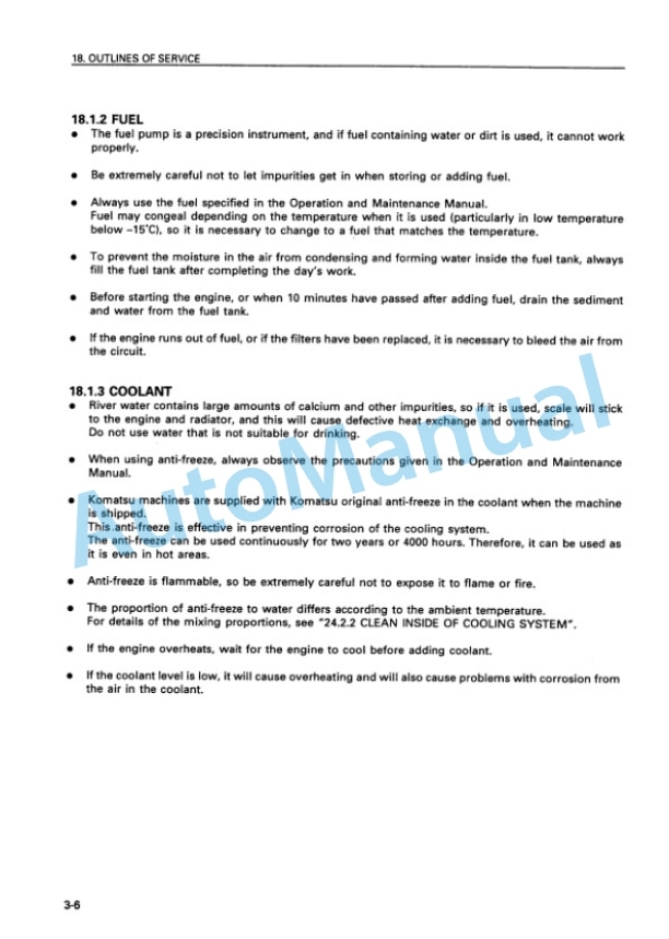 Komatsu WA420-3 Avance Wheel Loader Operation and Maintenance Manual SEAM031400 4 Komatsu WA420-3 Avance Wheel Loader Operation and Maintenance Manual SEAM031400 - Image 4