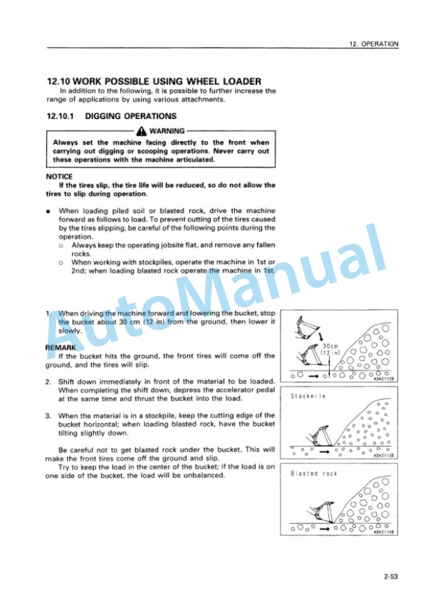 Komatsu WA420-3 Avance Wheel Loader Operation and Maintenance Manual TEN00261-00 3 Komatsu WA420-3 Avance Wheel Loader Operation and Maintenance Manual TEN00261-00 - Image 3