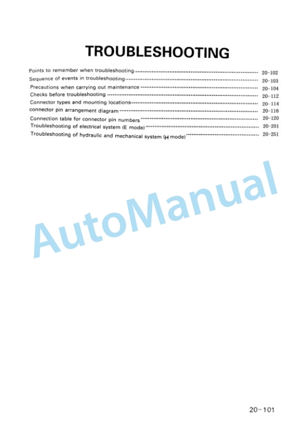 Komatsu WA420-3 Avance Wheel Loader Shop Manual SMEW4200M0 3 Komatsu WA420-3 Avance Wheel Loader Shop Manual SMEW4200M0 - Image 3