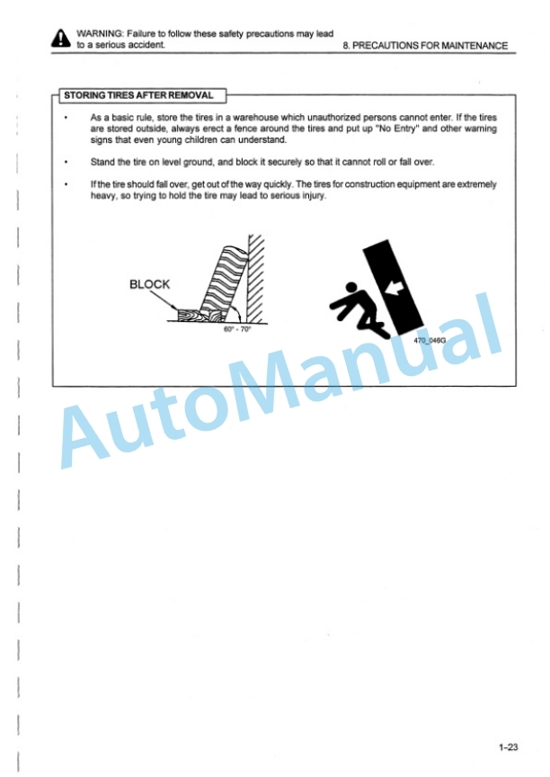 Komatsu WA420-3 Wheel Loader Operation and Maintenance Manual VEAM470100 2 Komatsu WA420-3 Wheel Loader Operation and Maintenance Manual VEAM470100-2