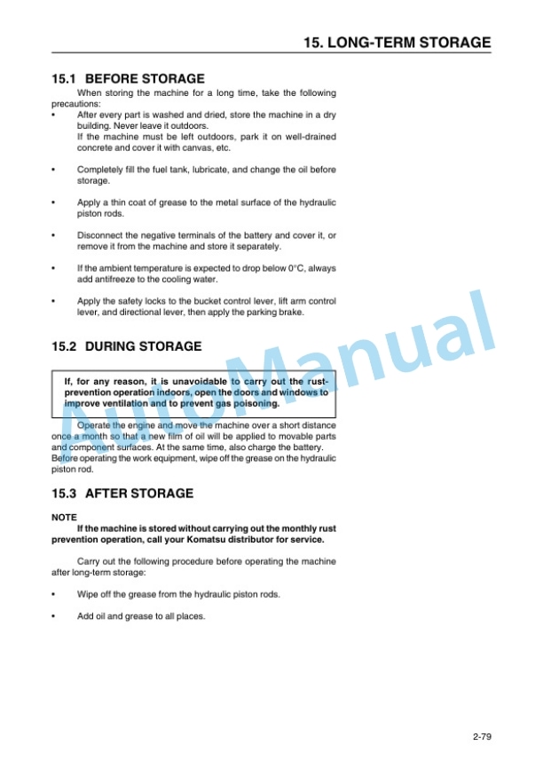 Komatsu WA420-3H Wheel Loader Operation and Maintenance Manual VEAM470300 4 Komatsu WA420-3H Wheel Loader Operation and Maintenance Manual VEAM470300 - Image 4