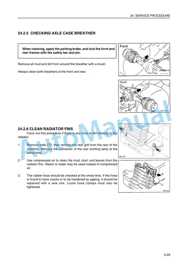 Komatsu WA420-3H Wheel Loader Operation and Maintenance Manual VEAM470300 5 Komatsu WA420-3H Wheel Loader Operation and Maintenance Manual VEAM470300 - Image 5