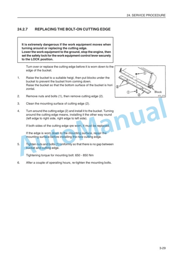 Komatsu WA420-3H Wheel Loader Operation and Maintenance Manual VEAM470400 5 Komatsu WA420-3H Wheel Loader Operation and Maintenance Manual VEAM470400 - Image 5